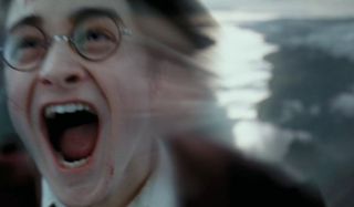 Harry Potter and the Prisoner of Azkaban Harry zooming through the skies