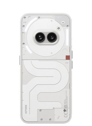 Nothing Phone 2a render in white with extra space