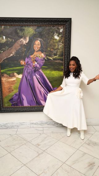 Oprah Winfrey at the Smithsonian National Portrait Gallery in Washington D.C. in 2023.