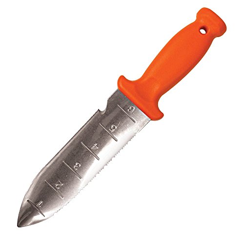 A.m. Leonard Deluxe Soil Knife, Orange &amp;ndash; Hori Hori With 6-Inch Ss Blade