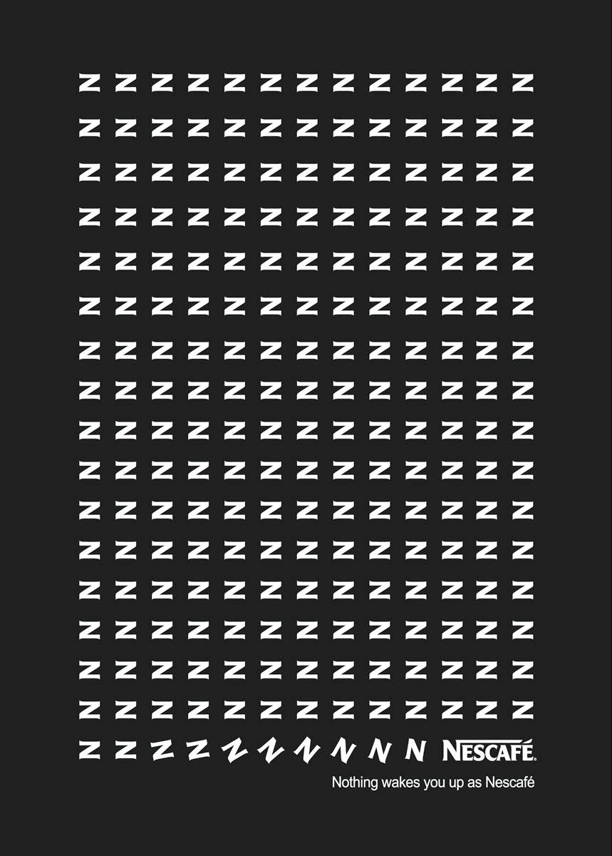 Nescafé print advert