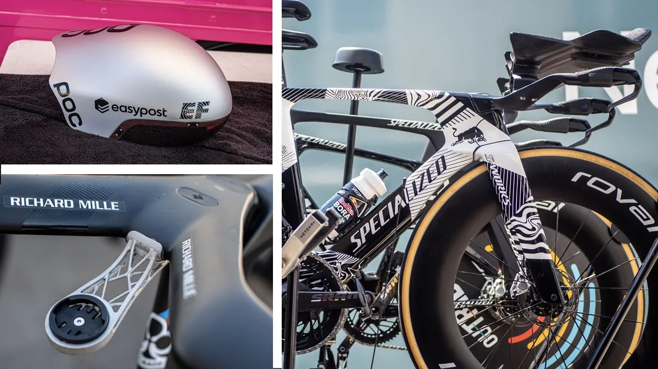 Thinner tyres, massive chainrings, special-edition paint and 3D-printing galore: All the TT and road bike tech from the Tour de France Grand Depart