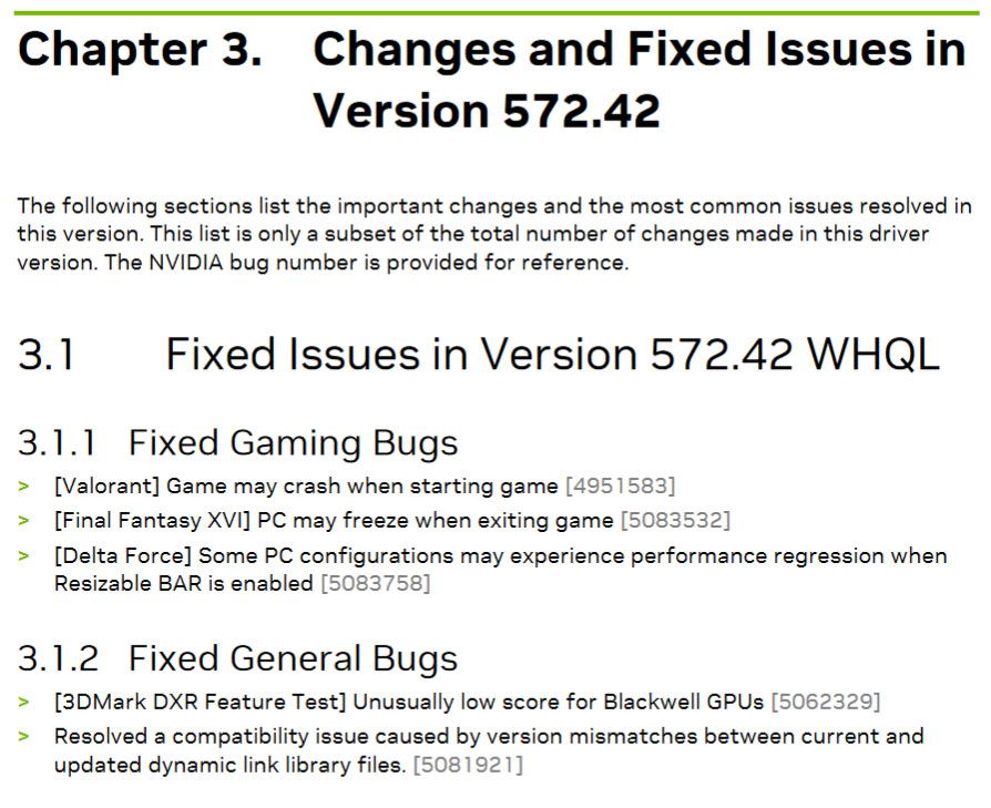Nvidia releases 572.42 WHQL driver