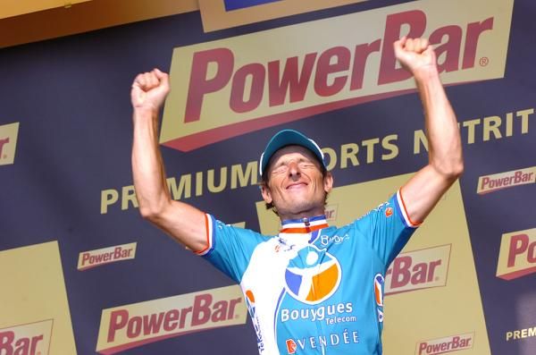 Pierrick Fedrigo (Bouygues Telecom) overjoyed in Pau.