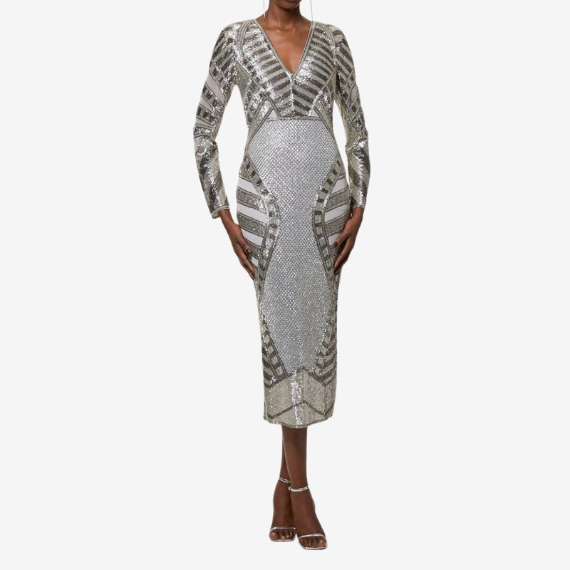 Image of silver dress