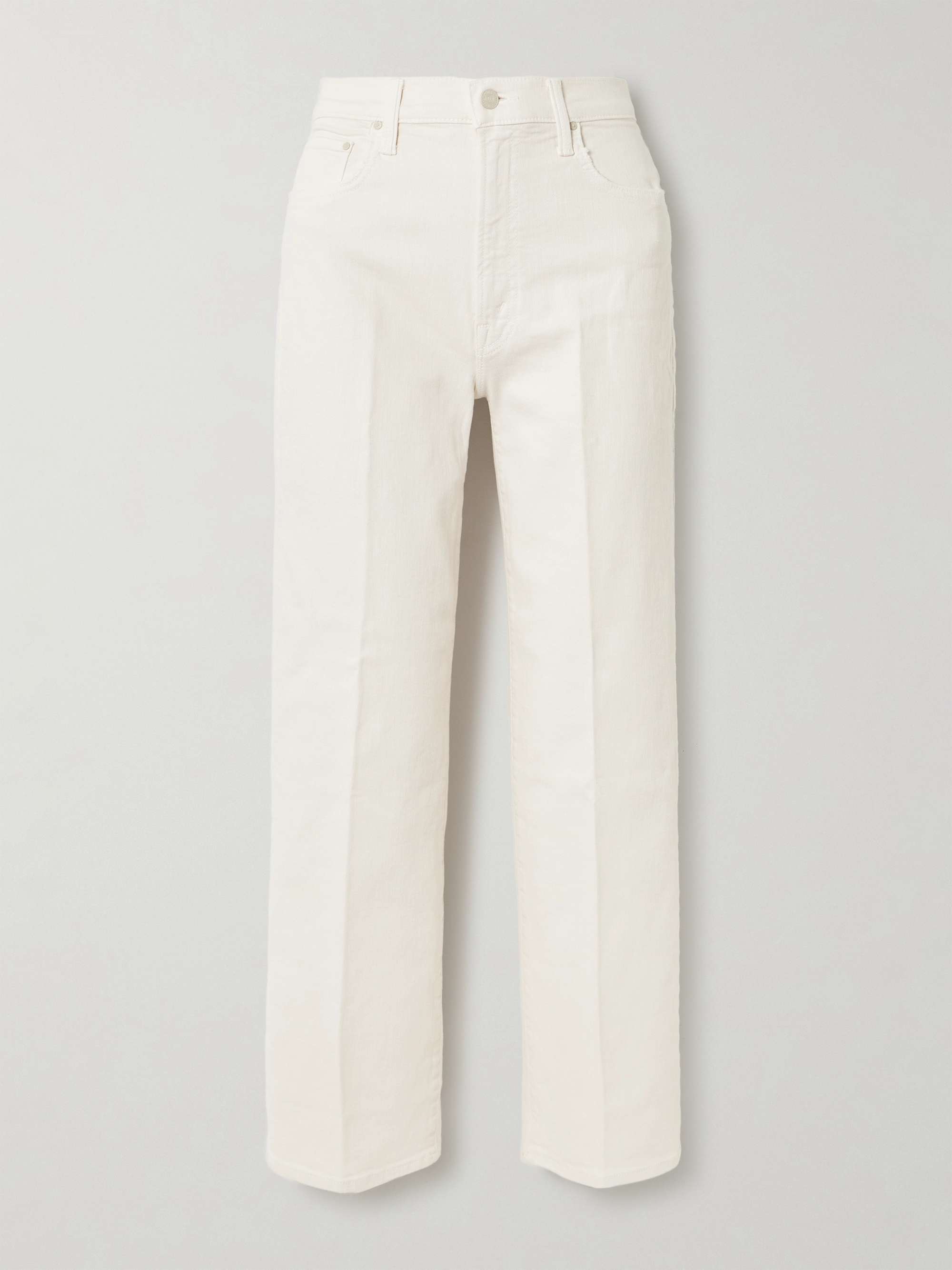 The Rambler Zip Ankle Cropped Straight-Leg Jeans