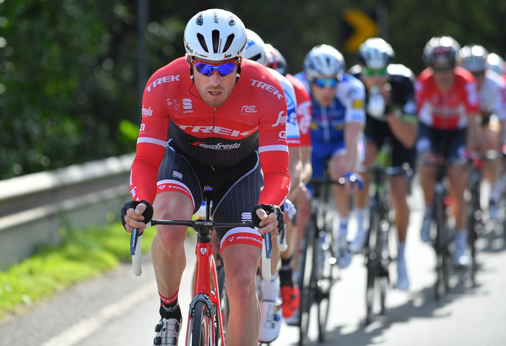 Gregory Rast tows the Trek train