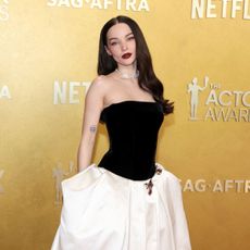 dove cameron on the red carpet for the 2026 sag awards