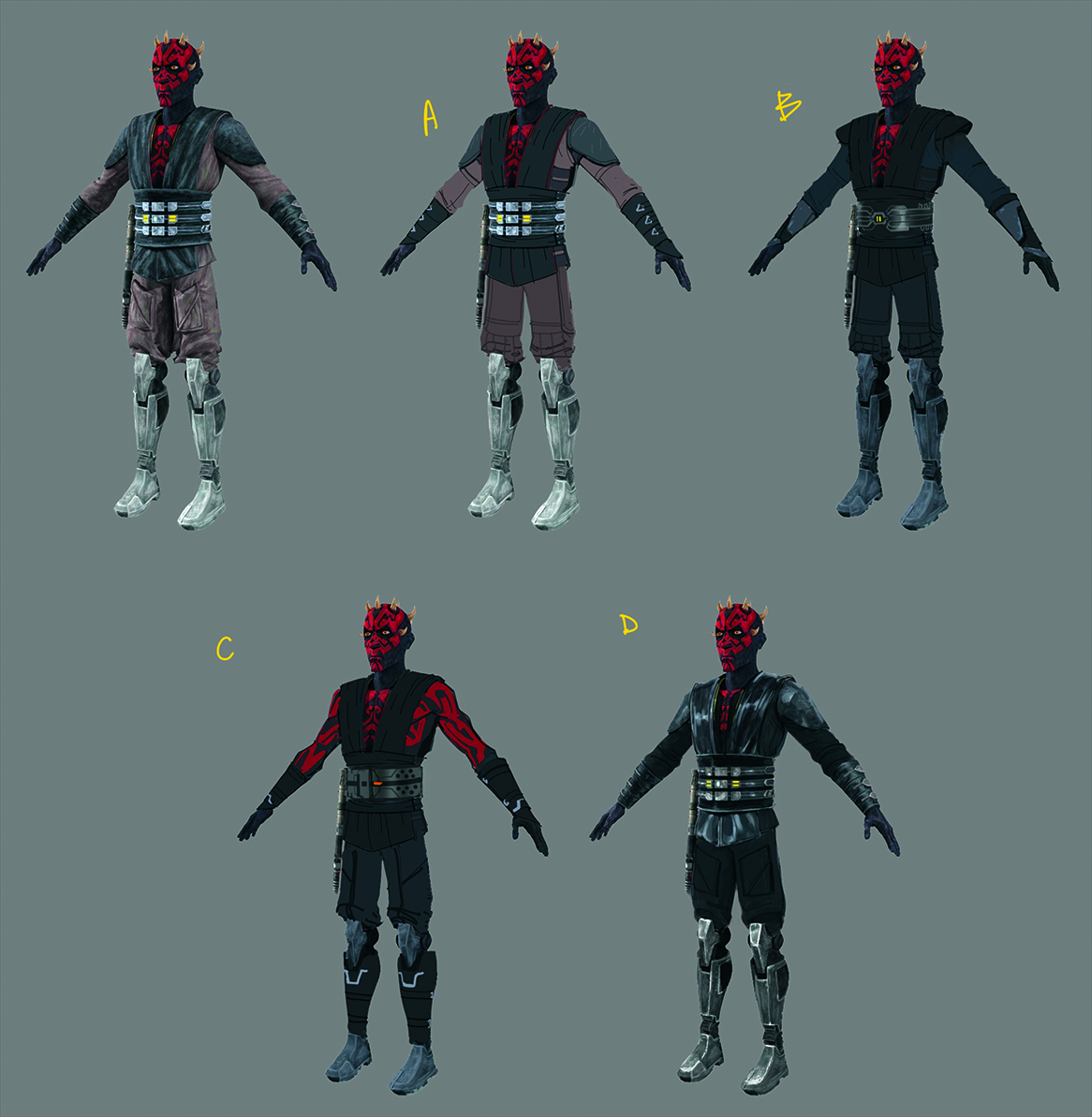 Star Wars: Maul &amp;ndash; Shadow Lord concept art