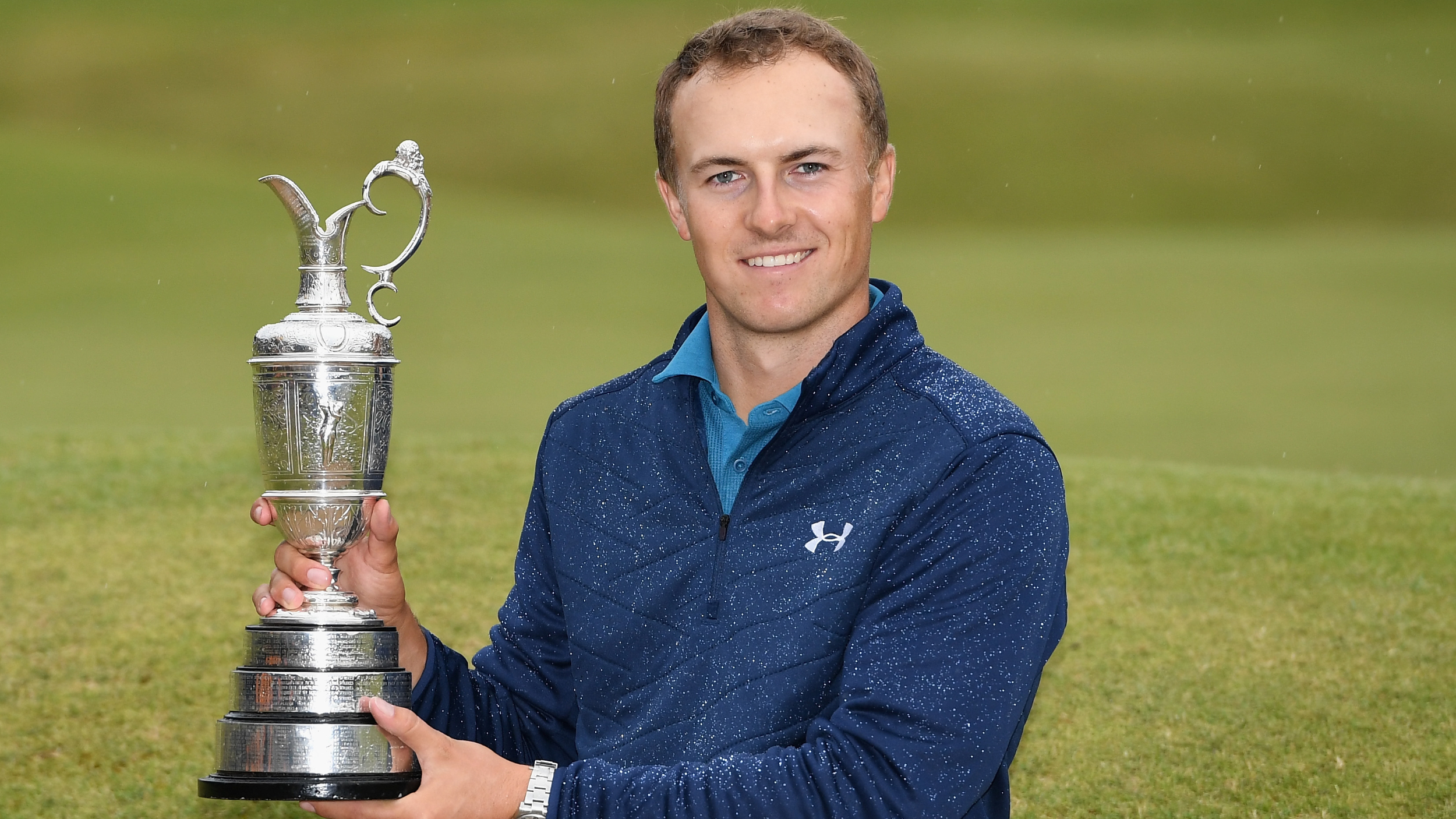 Jordan Spieth with the Claret Jug
