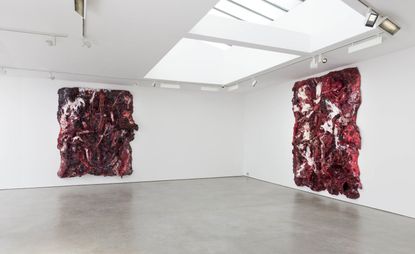 Installation view of Lisson Gallery, London