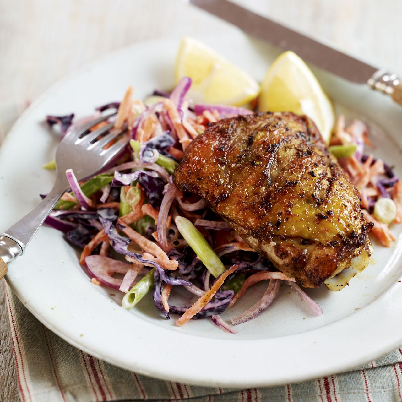 jerk chicken coleslaw-woman&amp;home