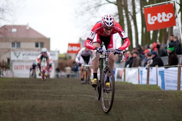 Nate Morse (cyclocrossworld.com) in action in Loenhout.