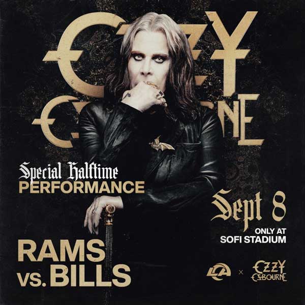 Ozzy Osbourne to perform halftime set at LA Rams vs Buffalo Bills | Louder