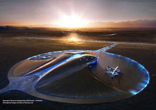 Sky High Groundbreaking: New Mexico's Spaceport America