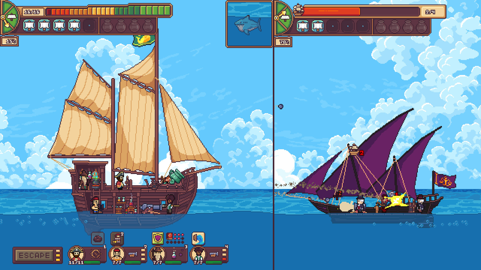 Terraria meets FTL in this open-world pirate game from…