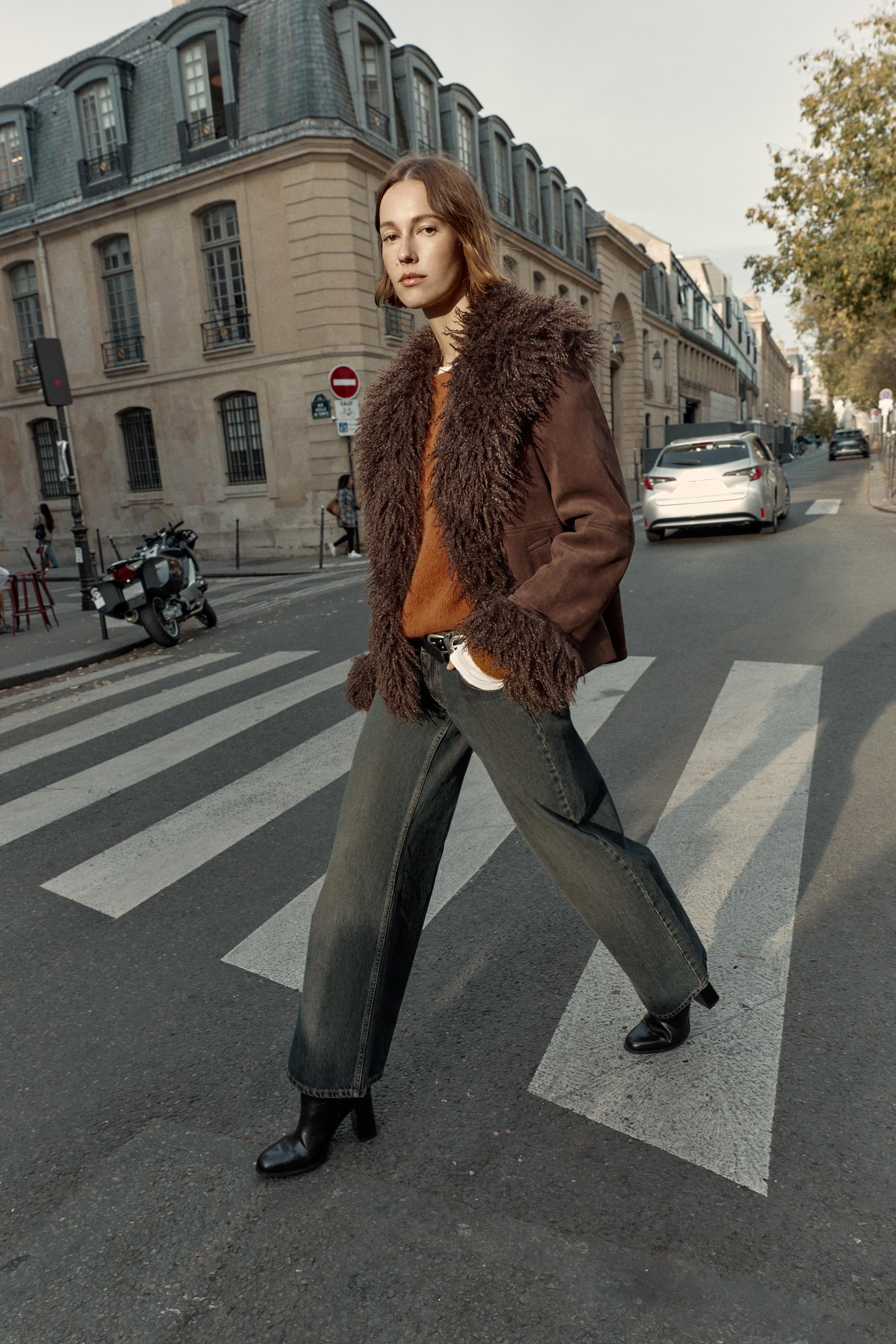 Double-Faced Faux Fur Jacket