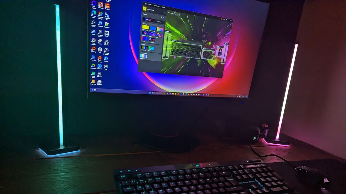 Light up your gaming setup with Corsair iCUE Murals