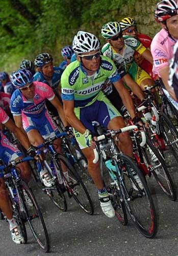 Danilo Di Luca (Liquigas) rides in the bunch