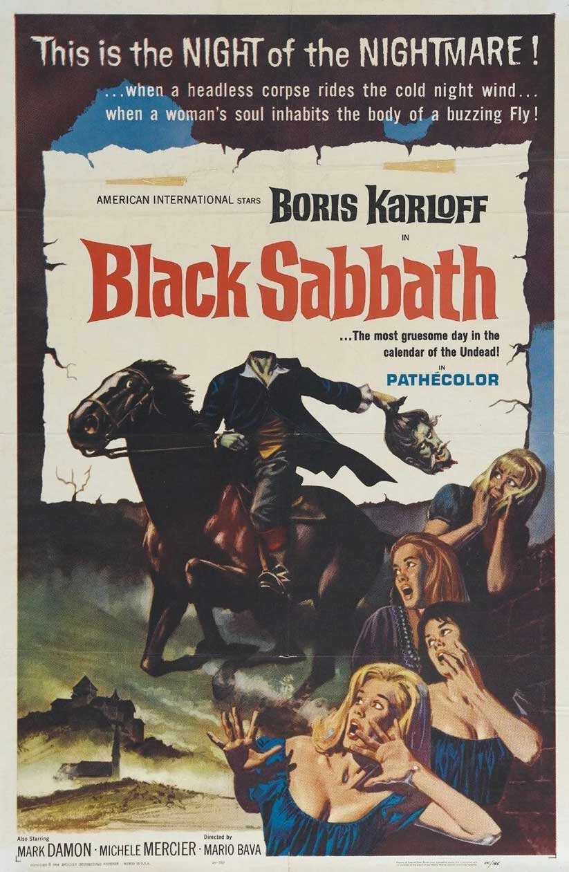 Black Sabbath movie poster (1963)