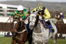 Freddie Gingell and Elixir De Nuit win the Clarence House at Cheltenham