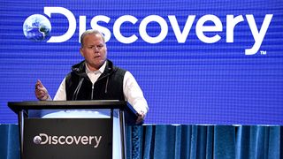 Discovery president and CEO David Zaslav during Discovery, Inc.'s Summer 2019 TCA Tour at The Beverly Hilton Hotel on July 25, 2019 in Beverly Hills, California.