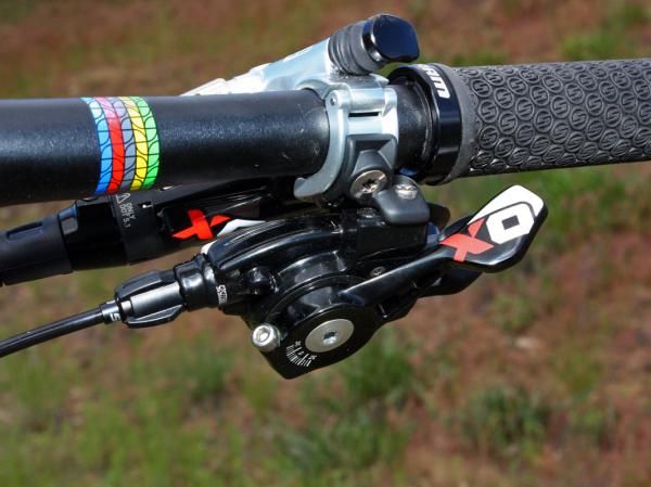 The X.0 trigger shifter retains the previous generation's sleek shape, plus the adjustable pull lever for a customized feel.