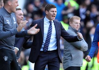 Gerrard's tea will square off with Neil Lennon's Celtic on Sunday