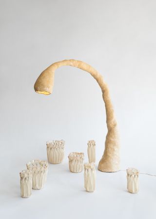 Lamp and vases by Ross Hansen for Marta Los Angeles