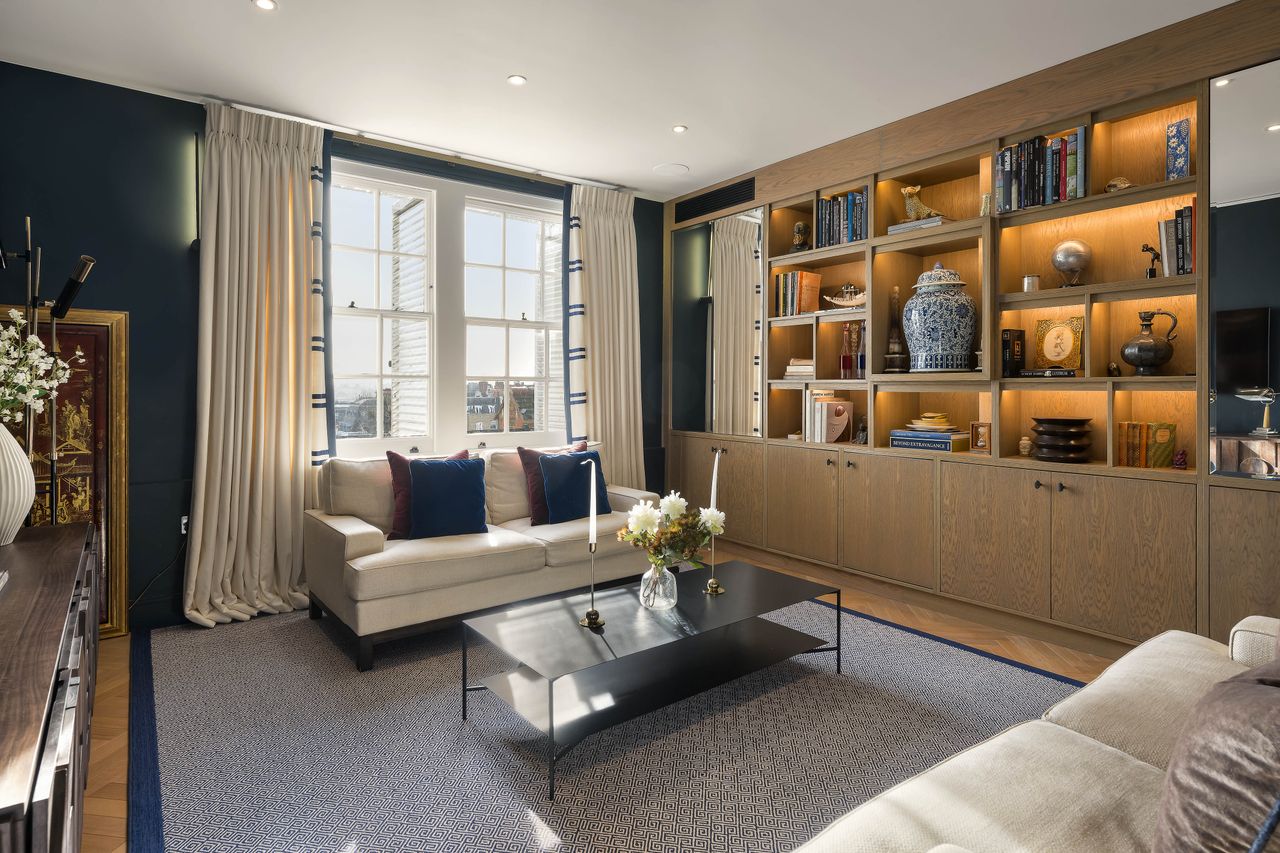Images of the penthouse and garden at Campden House
