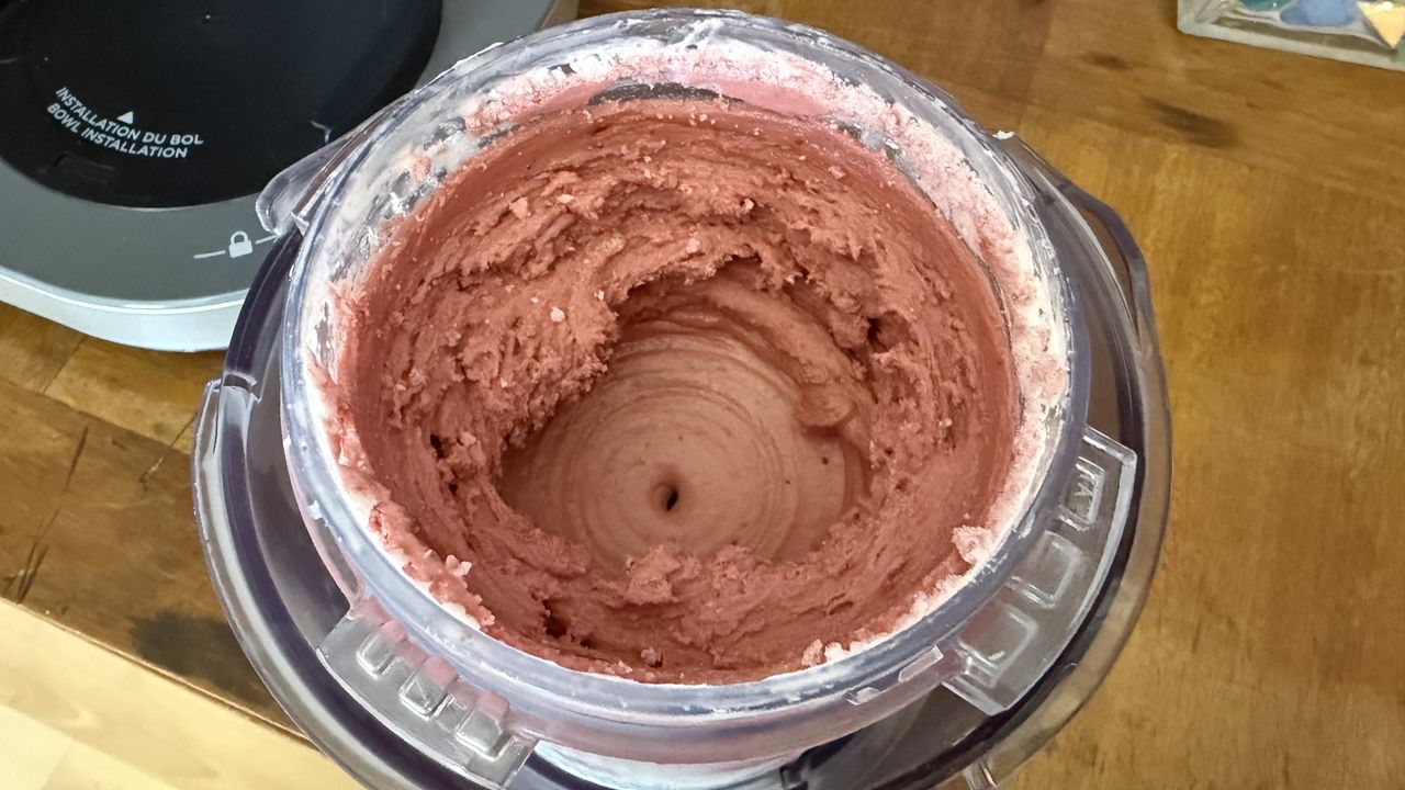 Ninja Creami and cherry vanilla frozen yogurt
