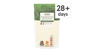 A packet of grated parmesan