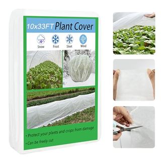 Zzmysyxl Garden Fleece Frost Protection, 3x10m Frost Blanket Plant Cover for Winter Cold Weather, Frost Fabric Plant Freeze Protection, Floating Row Cover for Garden Vegetable