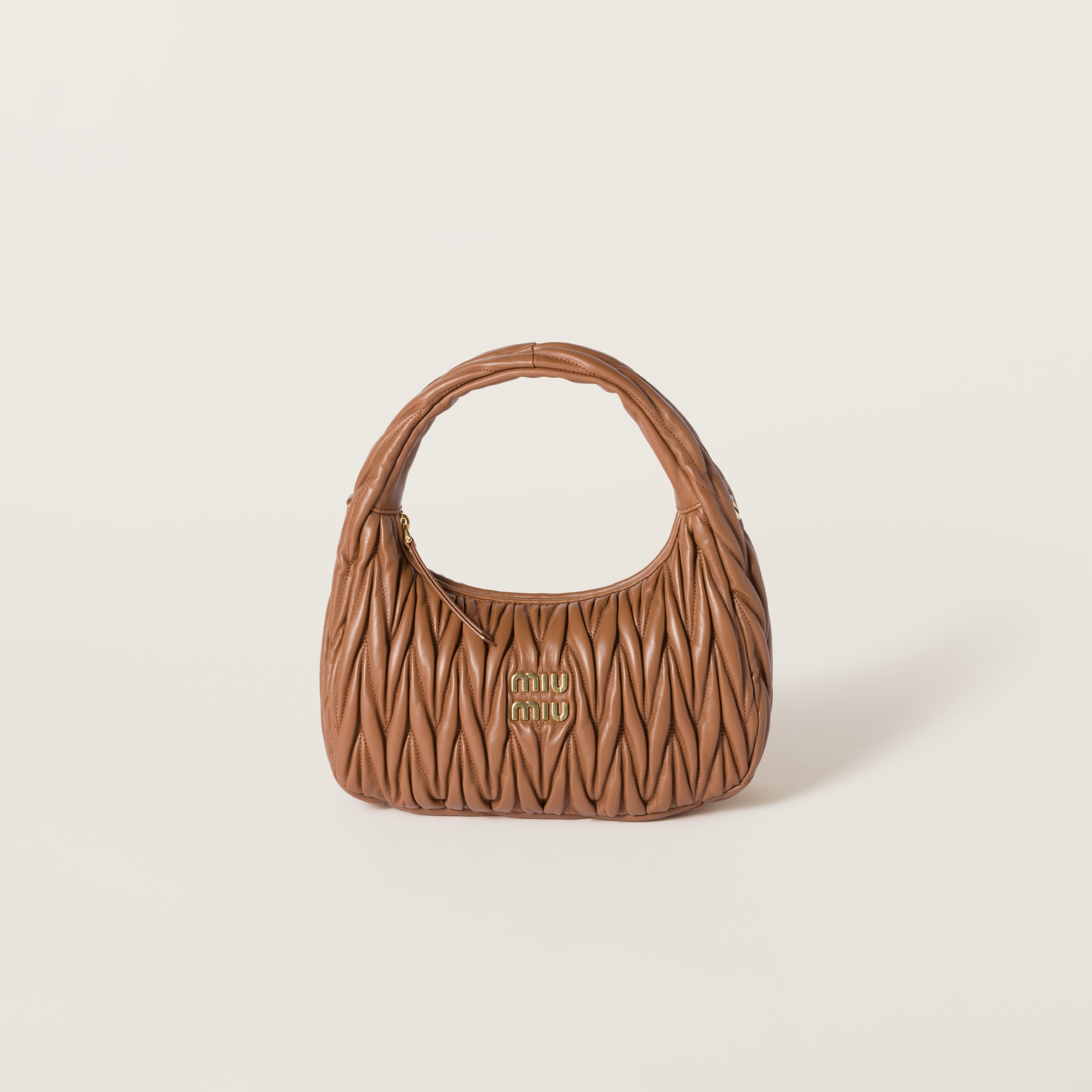 Wander Matelass&amp;eacute; Nappa Leather Hobo Bag