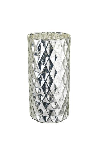 Glass vase, £12