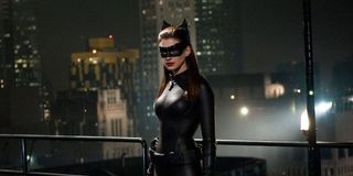 Anne Hathaway as Selina Kyle in The Dark Knight Rises