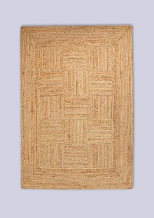 Natural Goa Box Jute Rug