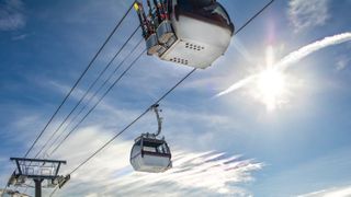 Steamboat springs ski resort gondola