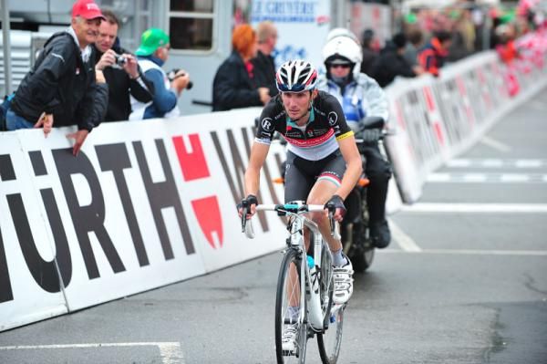 Frank Schleck finished second on the stage