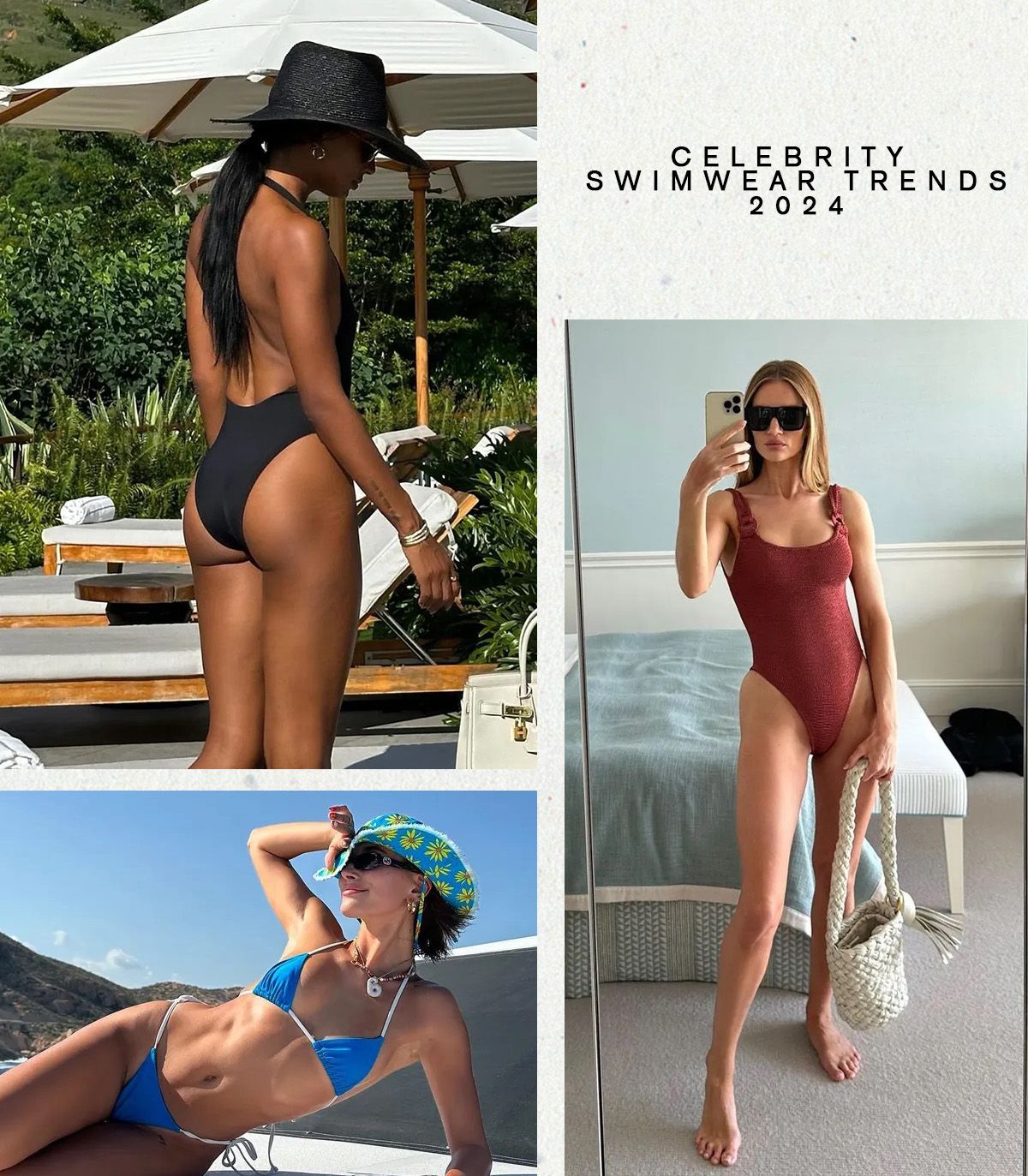 These 5 Swimwear Trends Will Be Big in 2024, According to Celebrities These 5 Swimwear Trends Will Be Big in 2024, According to Celebrities