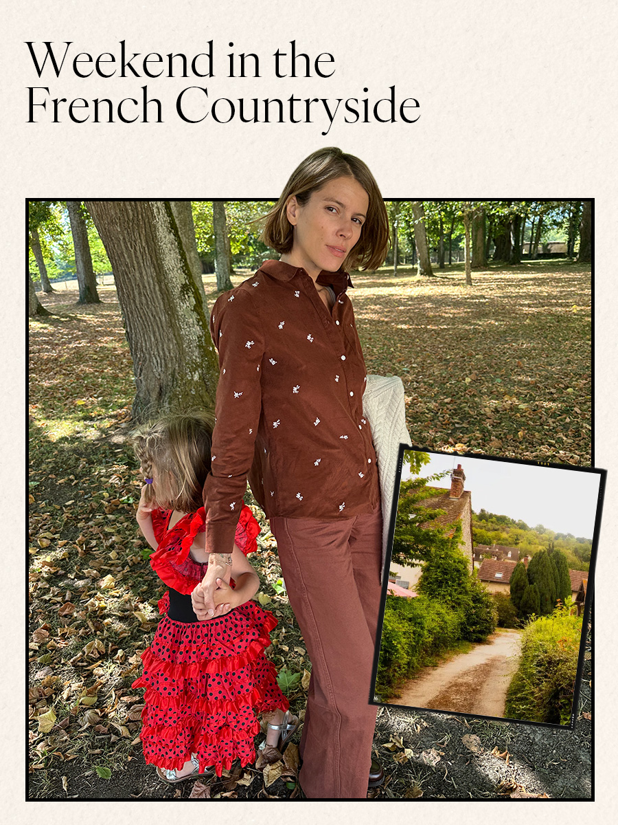 Woman in brown shirt and pants