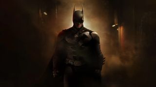 Batman: Arkham Shadow promo image - Batman standing in shadows