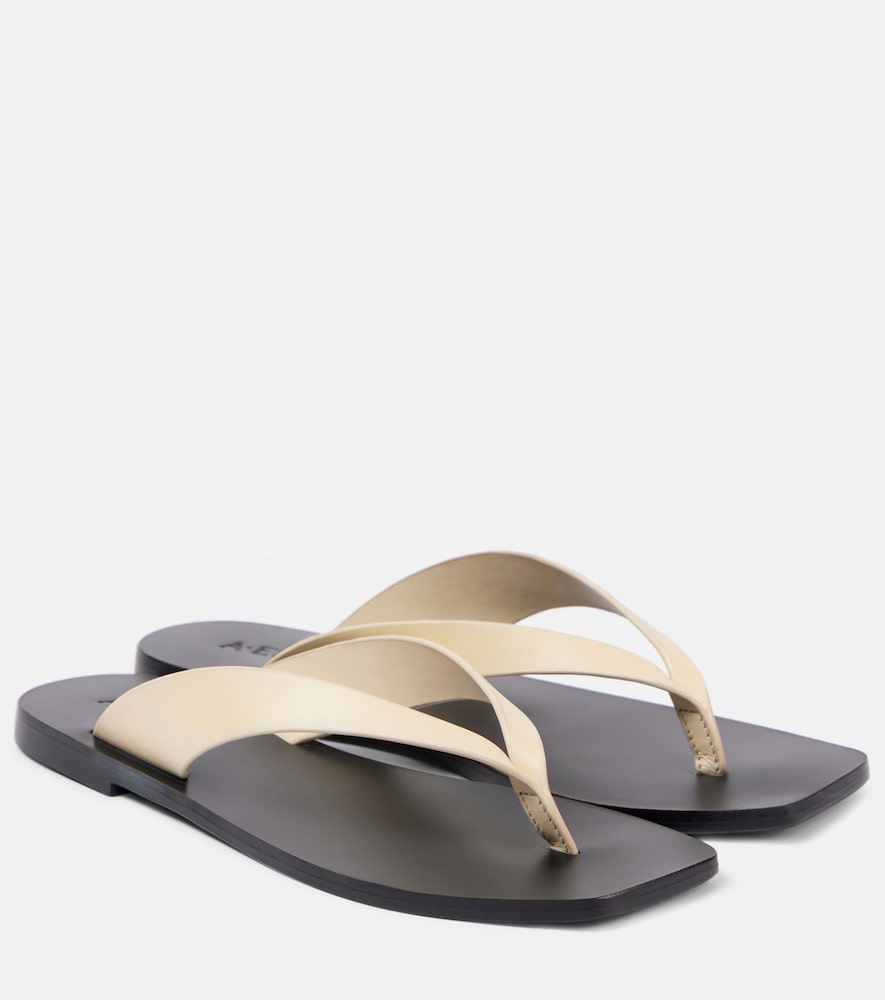 Kinto Leather Thong Sandals