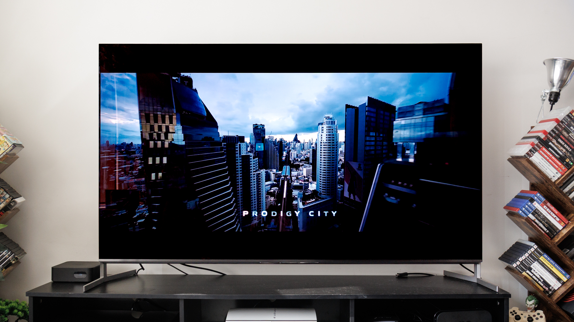 Sony Bravia 8 II on a TV stand