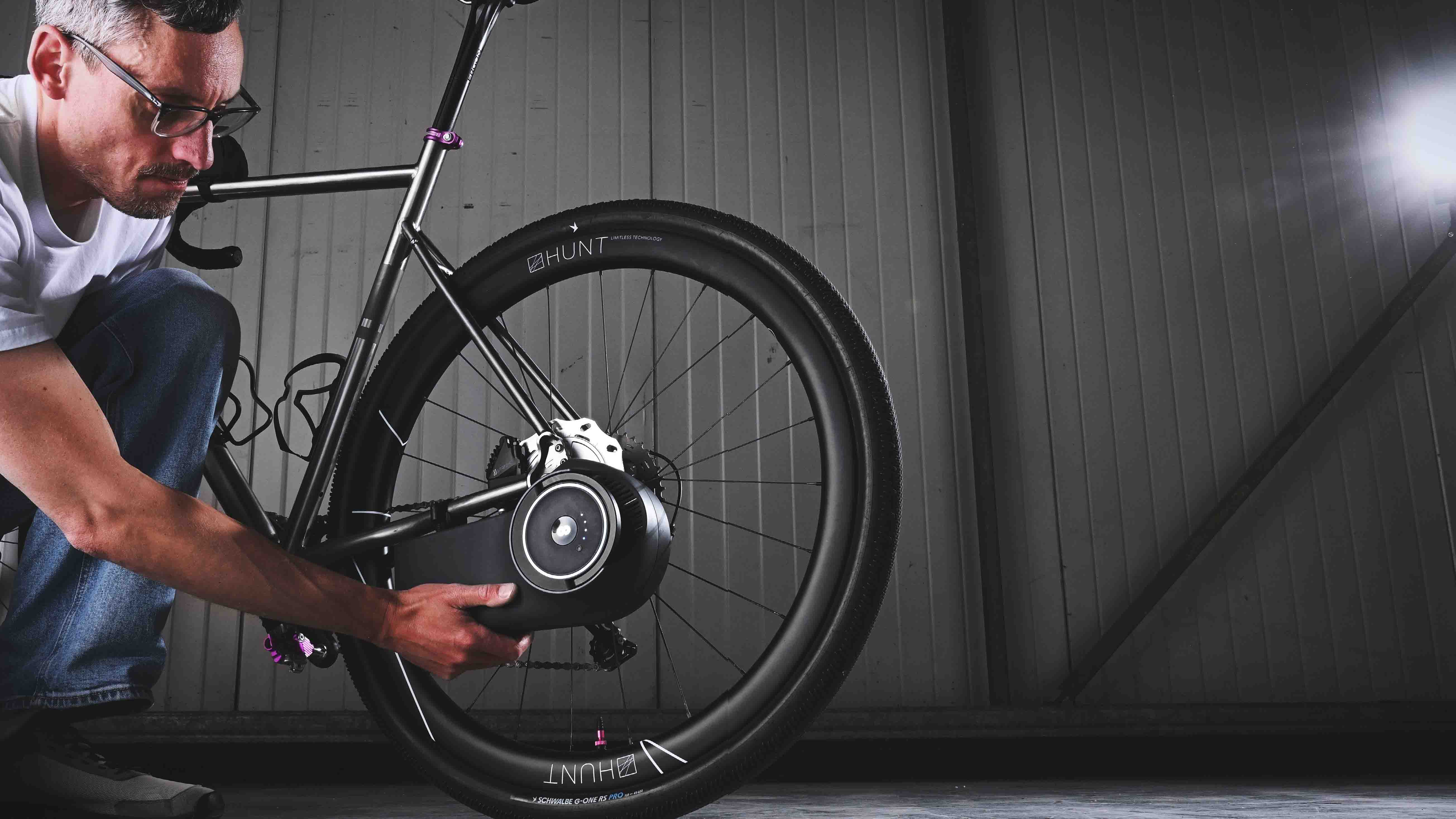 A man with a bike