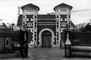 The entrance to Wormwood Scrubs