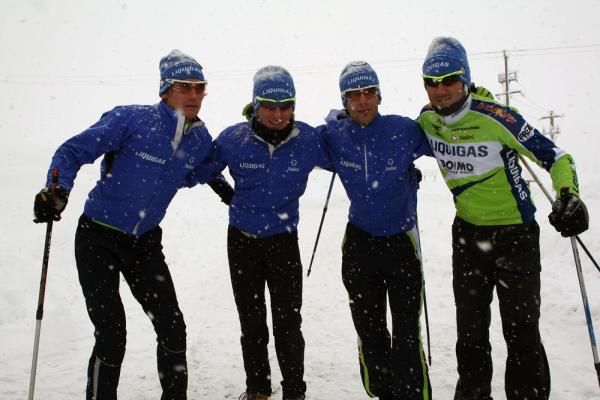 Brothers in arms: Roman Kreuziger, Franco Pellizotti, Vincenzo Nibali and Ivan Basso