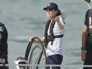 Kate Middleton sailing race New Zealand