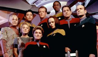 Star Trek: Voyager crew in season 1