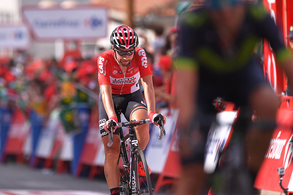 Thomas De Gendt finished fourth during stage 7 at the Vuelta